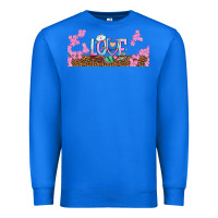 True Royal watercolor love nurse libbey glass Premium Sweatshirt - BundleAndBundleShop