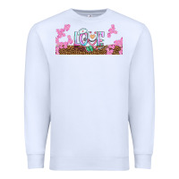 White watercolor love nurse libbey glass Premium Sweatshirt - BundleAndBundleShop