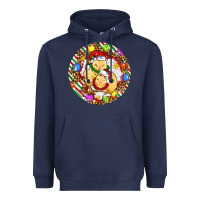 Navy Christmas chick Heavyweight Hoodie - Artiststas