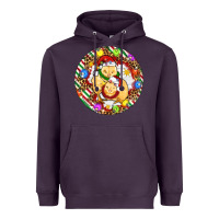 Plum Christmas chick Heavyweight Hoodie - Artiststas