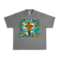 Tornado sunflower cross cowhide gemstones Urban Heavy Tee - RanaPortraitStore