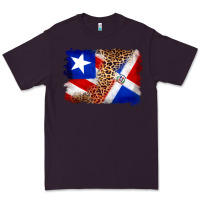 Puerto Rico And Dominican Republic Flag Premium Tee | Teevron