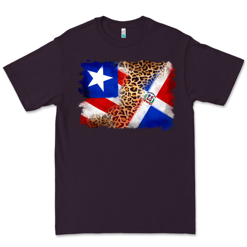 Puerto Rico And Dominican Republic Flag Premium Tee by Artiststas | Teevron