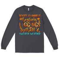 Smoke boots flannels bonfires leggins football Long Sleeve Tee - Zillion Design Studio