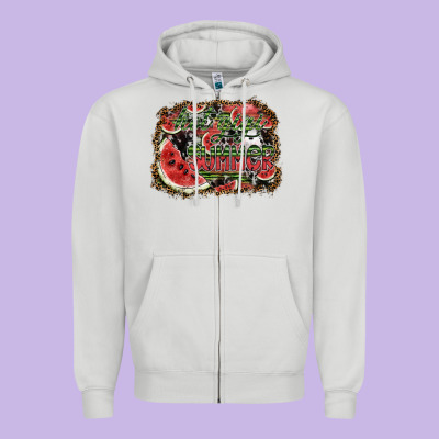 Hot Gigi Summer Zipper Hoodie Designed By Sublimationcraftshop