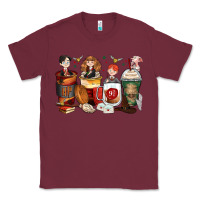 Burgundy harry coffee cups Classic Tee - Zillion Design Studio