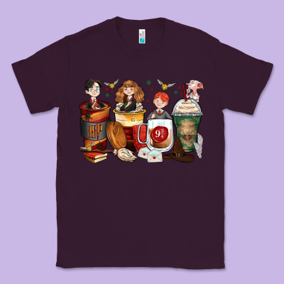 Harry Coffee Cups Classic Tee Designed By Zillion Design Studio