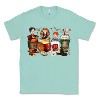 Seafoam harry coffee cups Classic Tee - Zillion Design Studio