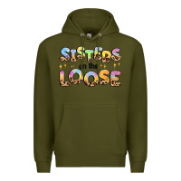 Army Green sisters on the loose Premium Hoodie - MaliasSmallBusiness