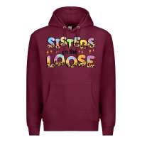 Burgundy sisters on the loose Premium Hoodie - MaliasSmallBusiness