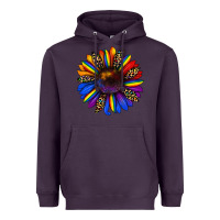 Plum pride sunflower Heavyweight Hoodie - JahusDesignShop