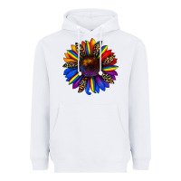 White pride sunflower Heavyweight Hoodie - JahusDesignShop