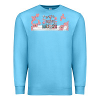 Ocean Blue wife mom nurse libbey glass Premium Sweatshirt - BundleAndBundleShop