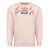 Pale Pink wife mom nurse libbey glass Premium Sweatshirt - BundleAndBundleShop