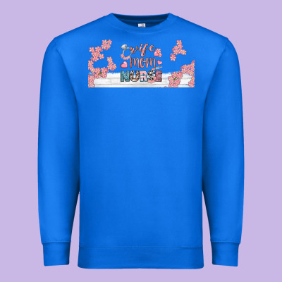 Wife Mom Nurse Libbey Glass Premium Sweatshirt Designed By Bundleandbundleshop