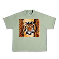 Oil Green tiger scratch mark Urban Heavy Tee - RanaPortraitStore