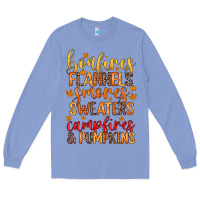 Colony Blue bonfires flannels s'mores campfires and pumpkins Long Sleeve Tee - Zillion Design Studio