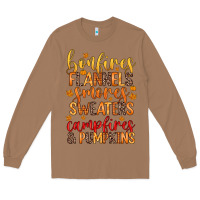 Toasted Coconut bonfires flannels s'mores campfires and pumpkins Long Sleeve Tee - Zillion Design Studio