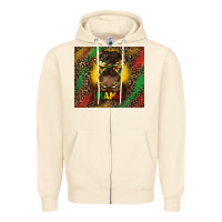 Sandshell juneteenth afro bun mama tumbler Zipper Hoodie - HRA Design Shop