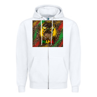 White juneteenth afro bun mama tumbler Zipper Hoodie - HRA Design Shop