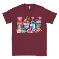 Burgundy valentine's day coffee cups Classic Tee - Zillion Design Studio
