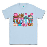 Dusty Blue valentine's day coffee cups Classic Tee - Zillion Design Studio