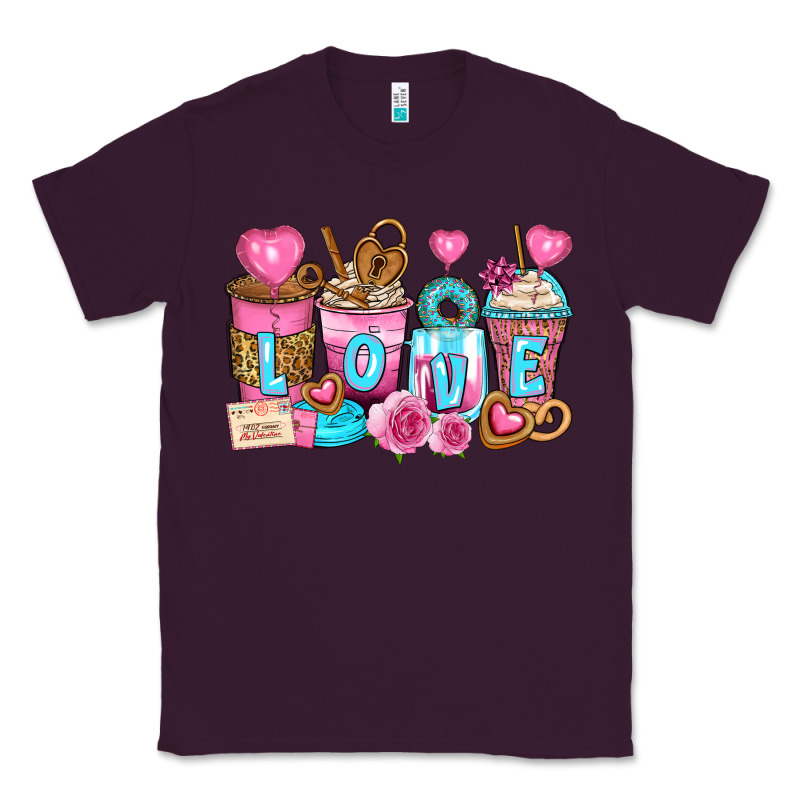 Valentine's Day Coffee Cups Classic Tee by Zillion Design Studio | Teevron