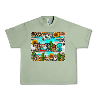 Oil Green texas Urban Heavy Tee - RanaPortraitStore