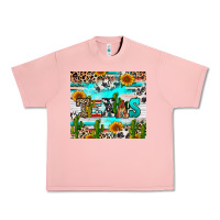 Salmon texas Urban Heavy Tee - RanaPortraitStore