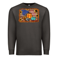 Smoke american flag fall backgraund Premium Sweatshirt - JahusDesignShop