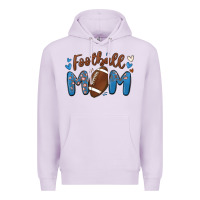 Lilac football mom Premium Hoodie - MaliasSmallBusiness