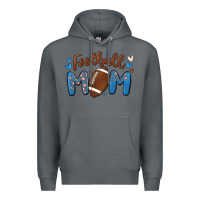Rock football mom Premium Hoodie - MaliasSmallBusiness