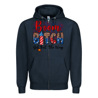 Navy Boom bitch get out the way Zipper Hoodie - Neo Western