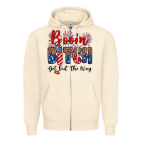 Sandshell Boom bitch get out the way Zipper Hoodie - Neo Western