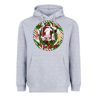 Heather Grey Christmas cow bells ring are you listening Heavyweight Hoodie - Artiststas