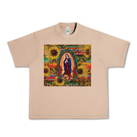 Burro sunflower serape lady of guadalupe Urban Heavy Tee - RanaPortraitStore