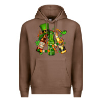 Chestnut st patrick's beers flags and hat Premium Hoodie - AdoDesignShop