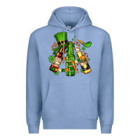 Colony Blue st patrick's beers flags and hat Premium Hoodie - AdoDesignShop