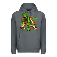 Rock st patrick's beers flags and hat Premium Hoodie - AdoDesignShop