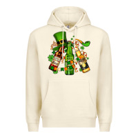 Sandshell st patrick's beers flags and hat Premium Hoodie - AdoDesignShop