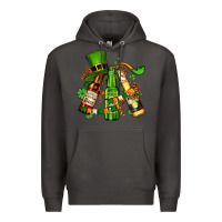 Smoke st patrick's beers flags and hat Premium Hoodie - AdoDesignShop