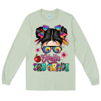 Matcha hello third grade kid Long Sleeve Tee - texasbilliewilder