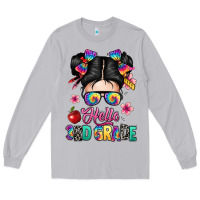 Moon Dust hello third grade kid Long Sleeve Tee - texasbilliewilder