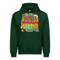 Forest Green she works willingly with her hands teacher Urban Hoodie - NancyCooperArtShop