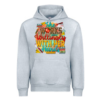 Heather Grey she works willingly with her hands teacher Urban Hoodie - NancyCooperArtShop