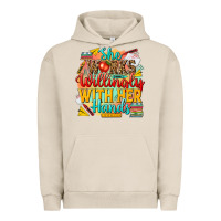 Pigment French Oak she works willingly with her hands teacher Urban Hoodie - NancyCooperArtShop