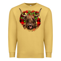 Highland Cow  Christmas Premium Sweatshirt | Teevron