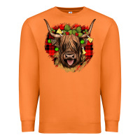 Carrot highland cow  christmas Premium Sweatshirt - JahusDesignShop