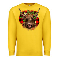 Lemon highland cow  christmas Premium Sweatshirt - JahusDesignShop