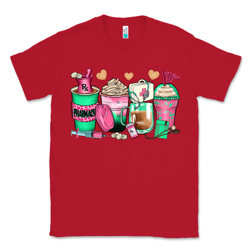 Pharmacy Coffee Cups Classic Tee by Zillion Design Studio | Teevron
